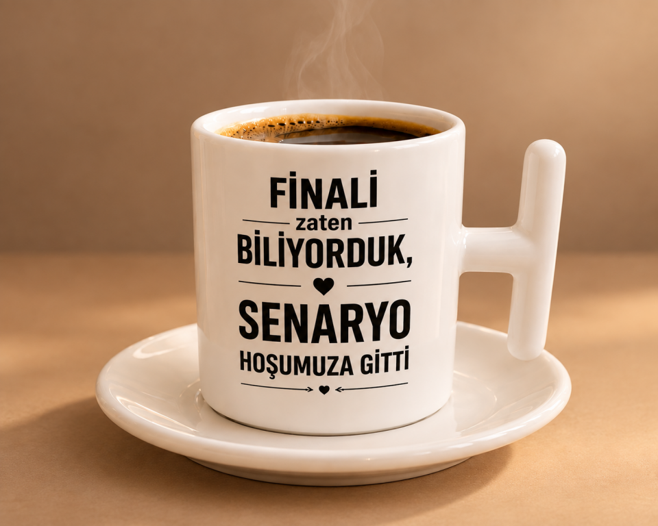 Finali Zaten Biliyorduk Senaryo Hoşumuza Gitti Porselen Fincan